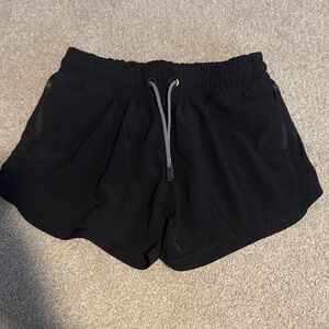 Athleta Kids Black Shorts with Drawstring
